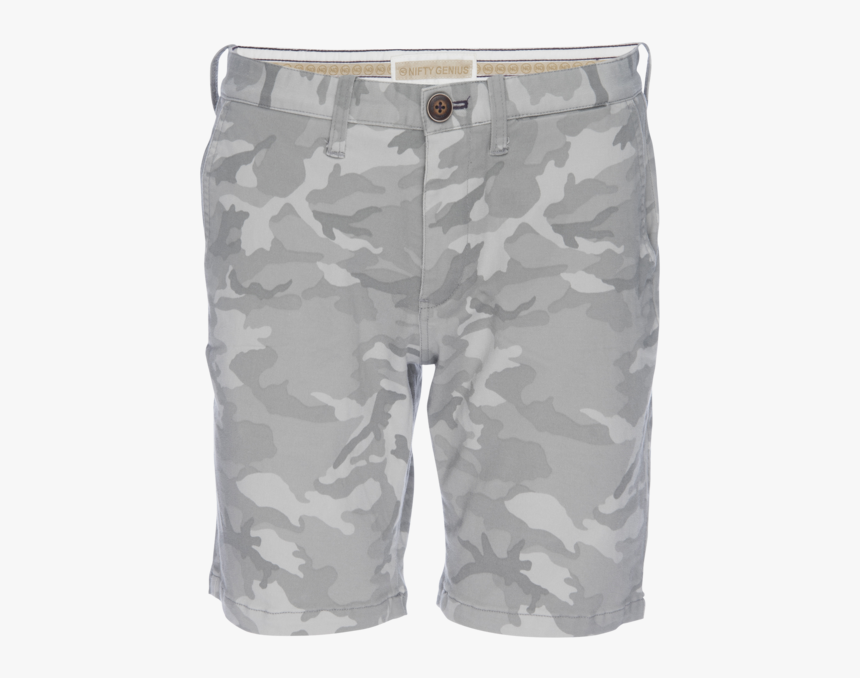Morgan Bermuda Short In Stretch Twill Camo Print - Board Short, HD Png Download