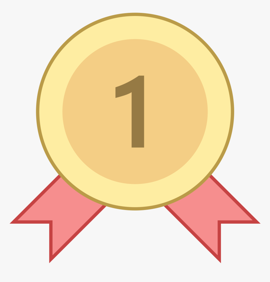 This Is A Picture Of An Award Ribbon For Being Number - Top Seller Icon, HD Png Download