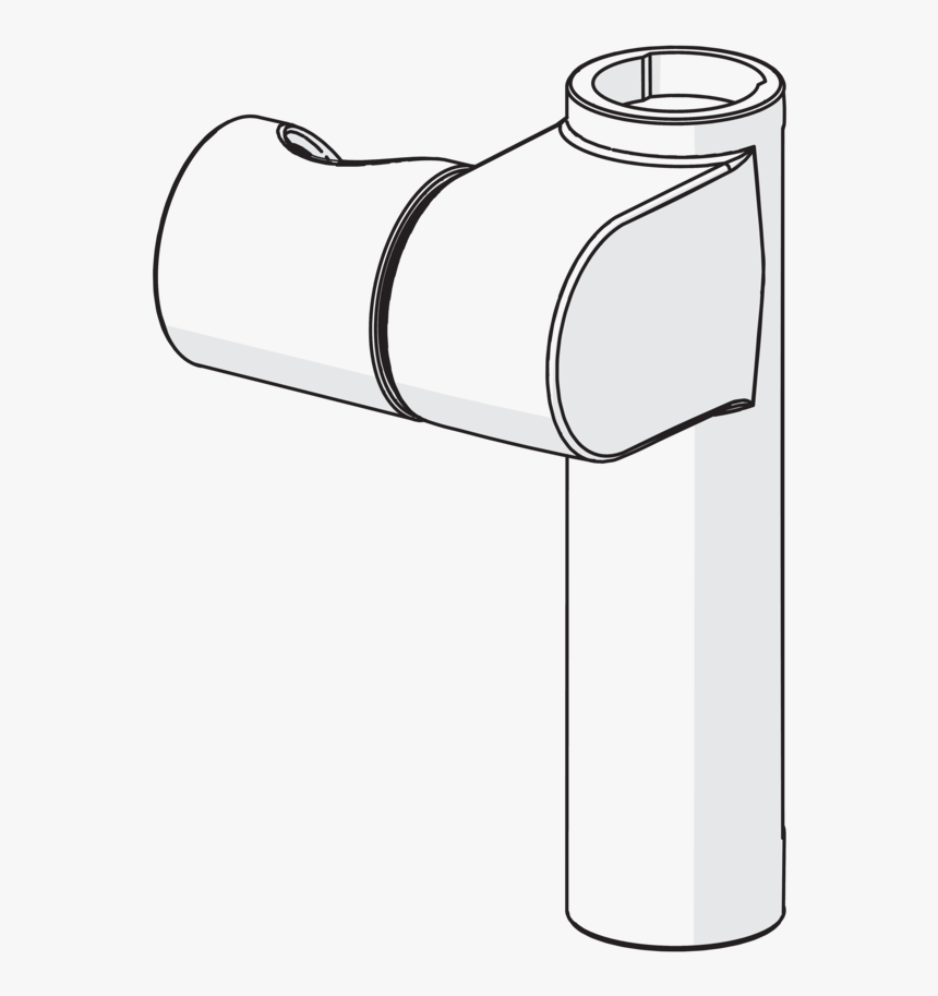 Slide For Shower Rail - Line Art, HD Png Download
