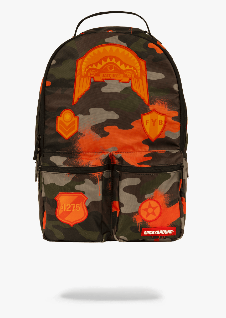 Jacquees Army Cargo - Sprayground Backpack, HD Png Download