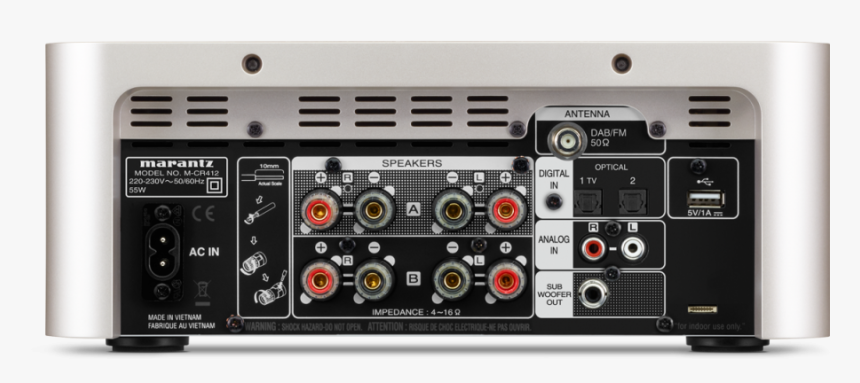 Back Marantz Unveil Budget Mini Hi Fi Receiver - Marantz Melody X M Cr612, HD Png Download