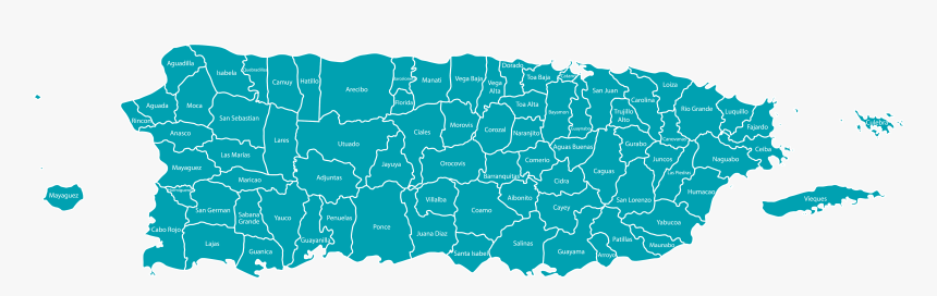 Region Map - 2017 Referendum Puerto Rico, HD Png Download