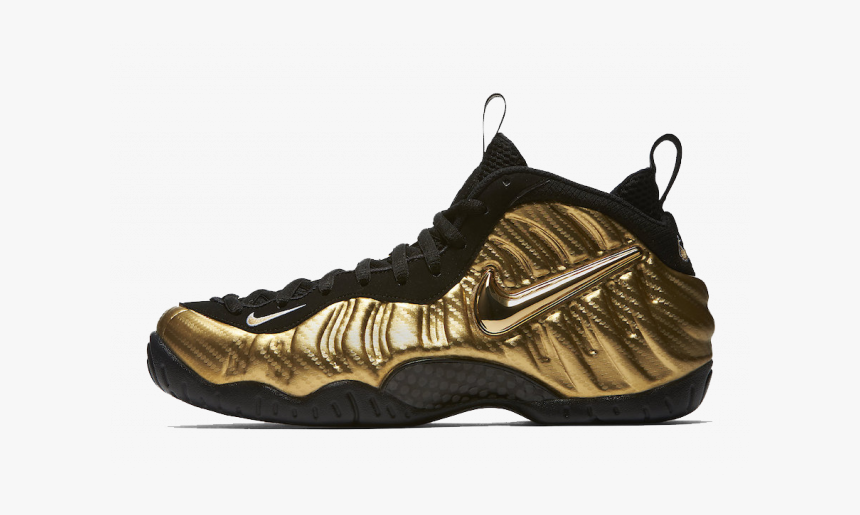 Air Foamposite Pro Metallic Gold, HD Png Download