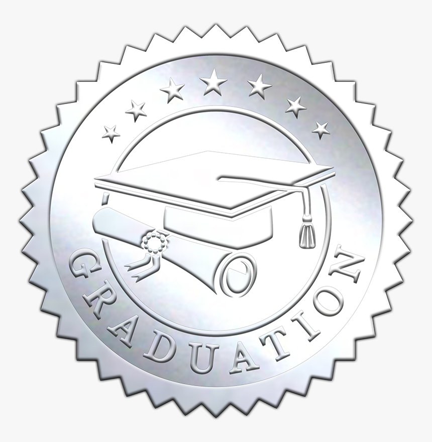 Embossed Silver Graduation Seals - Budapest, HD Png Download