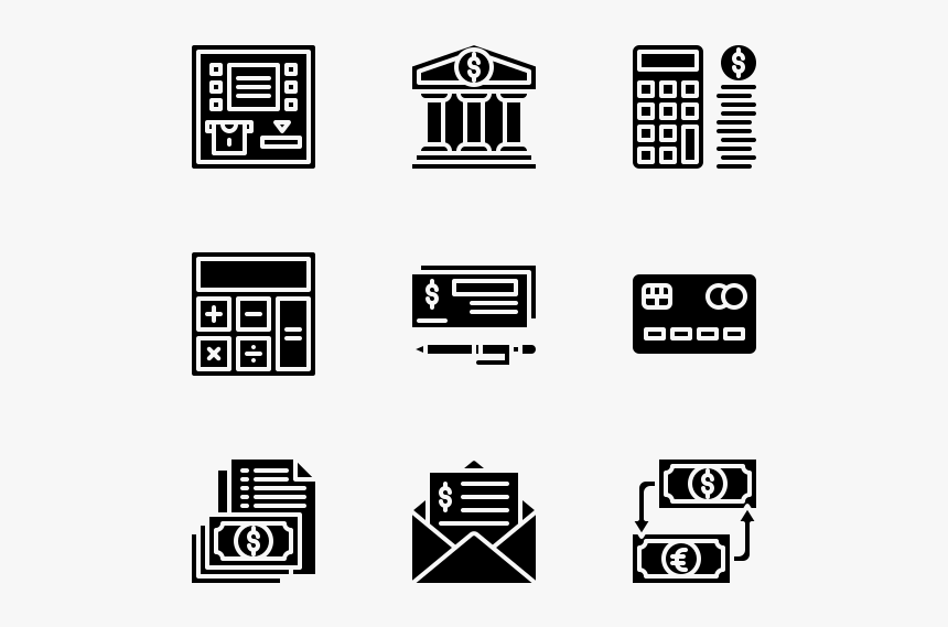 Accounting Icons, HD Png Download