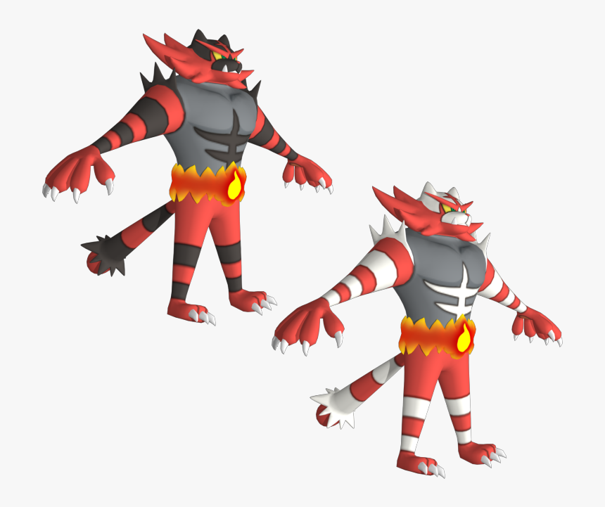 Download Zip Archive - Incineroar T Pose, HD Png Download