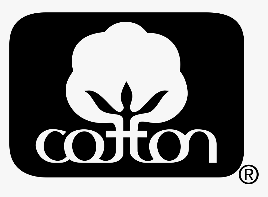 Cotton Png Black And White - Cotton Logo, Transparent Png