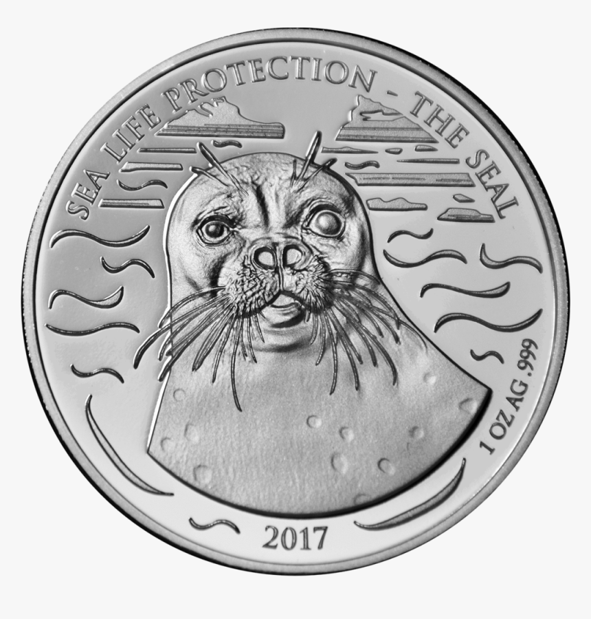 See Hund Silber Münze, HD Png Download