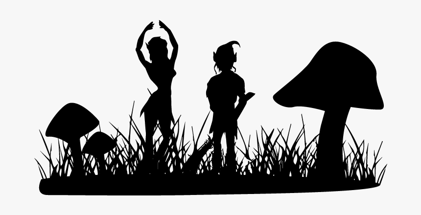 Fairy Nature Main - Silhouette, HD Png Download