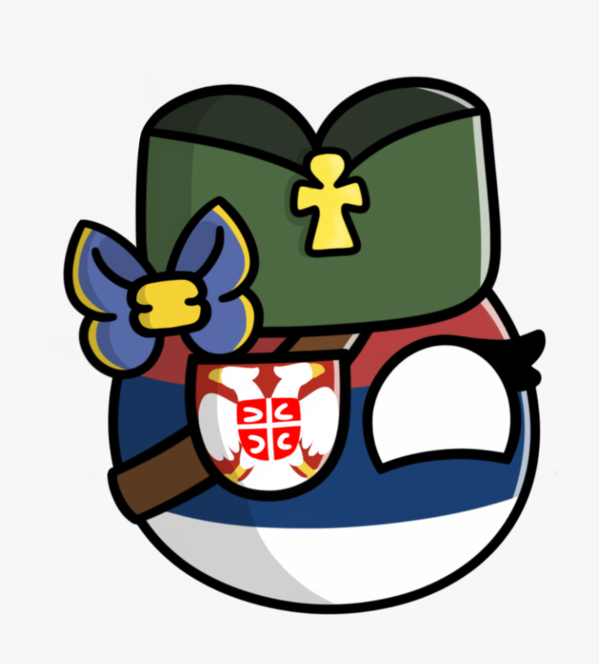 #serbiaball #countryballs #serbia #serbian It Female - Cartoon, HD Png Download