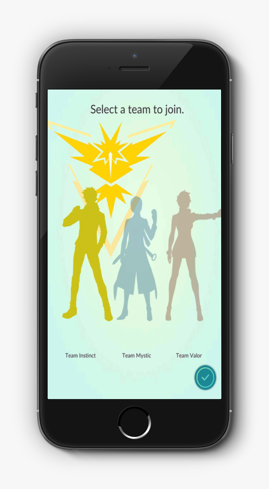 Choose Team Pokémon Go Team Instinct - Iphone, HD Png Download