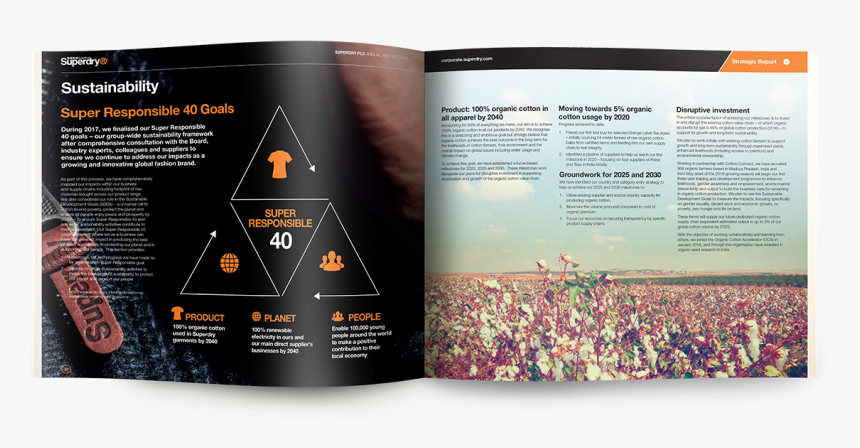 Superdry Annual Report 2018 Sustainability - Brochure, HD Png Download