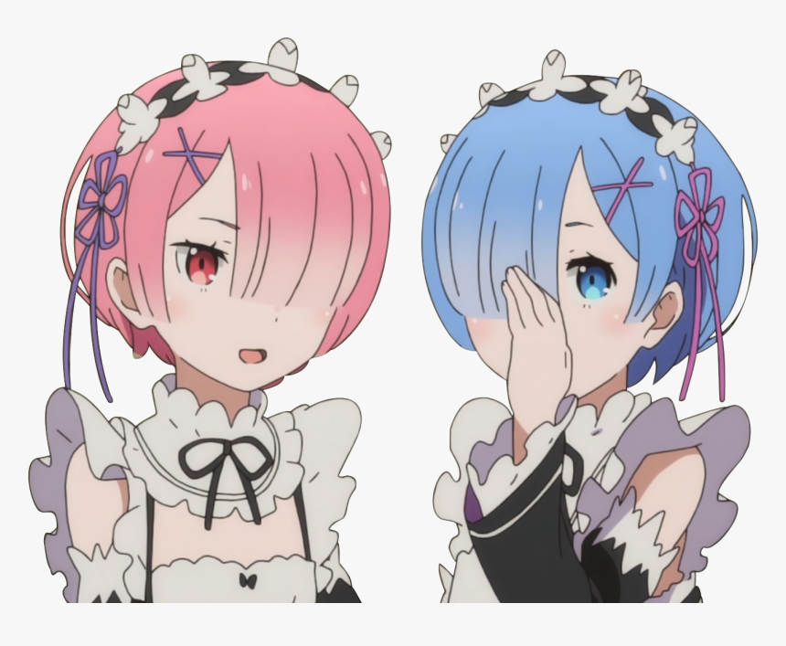 Hair Clothing Facial Expression Human Hair Color Anime - Ram Re Zero Transparent, HD Png Download