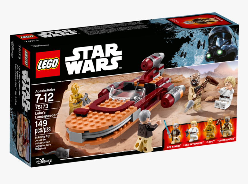 Lego Star Wars Lukes Landspeeder, HD Png Download