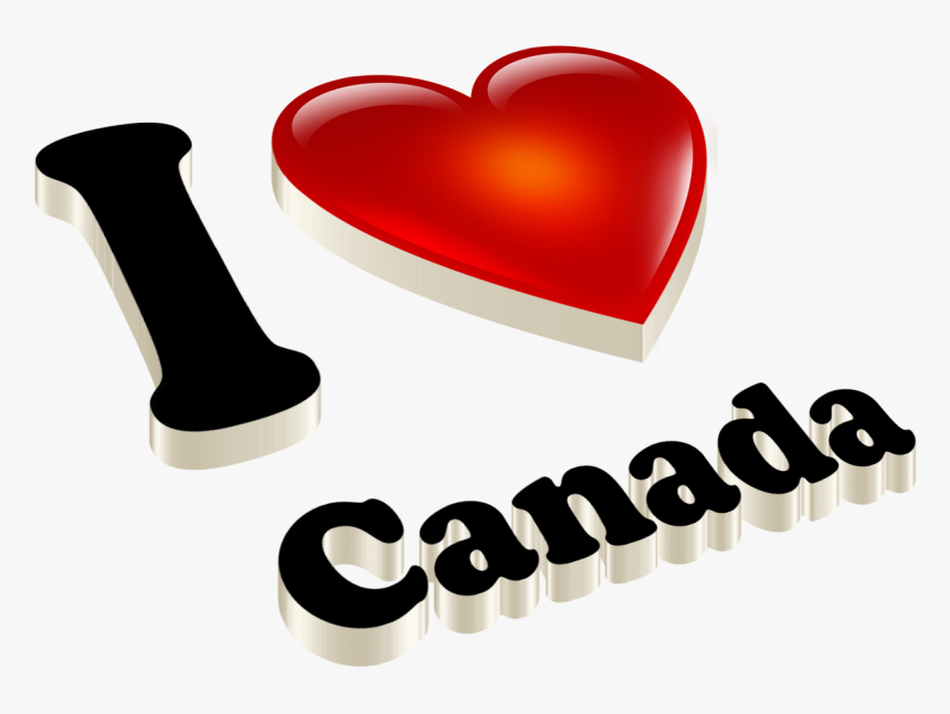 Canada Heart Png - Love Canada, Transparent Png