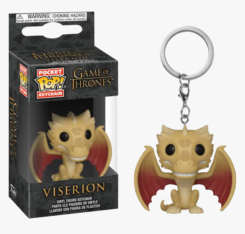 Game Of Thrones - Game Of Thrones Keychain Viserion, HD Png Download