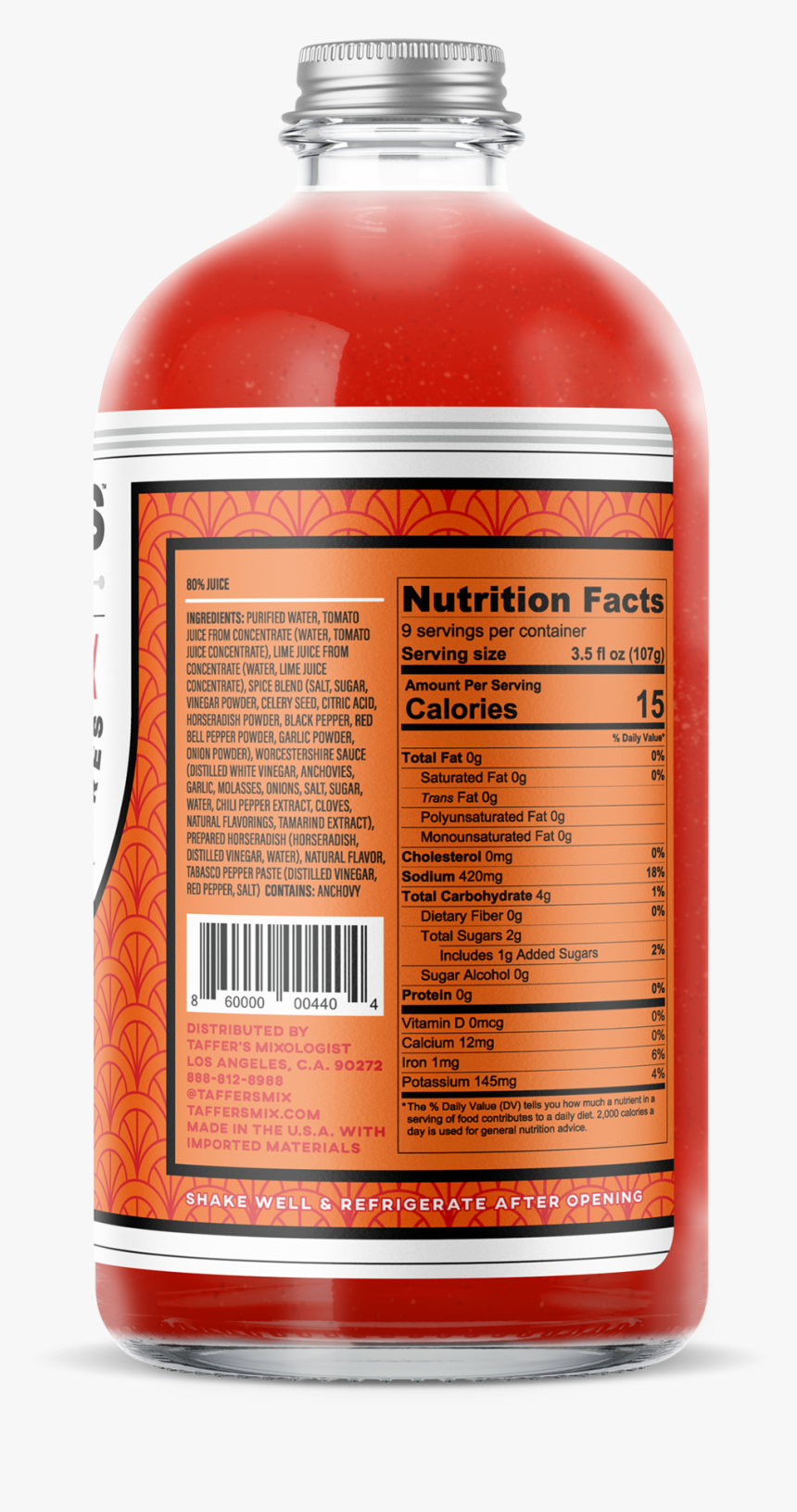 Bloody Mary Mix - Taffer's Bloody Mary, HD Png Download
