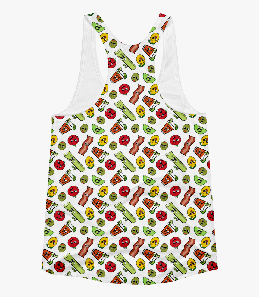 Bloody Mary Gang Tank Mockup Mockup Flat Back White - Active Tank, HD Png Download