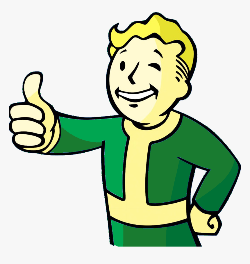I Was Goin For A Children S Book Cover Vibe Also I - Vault Boy Thumbs Up Png, Transparent Png