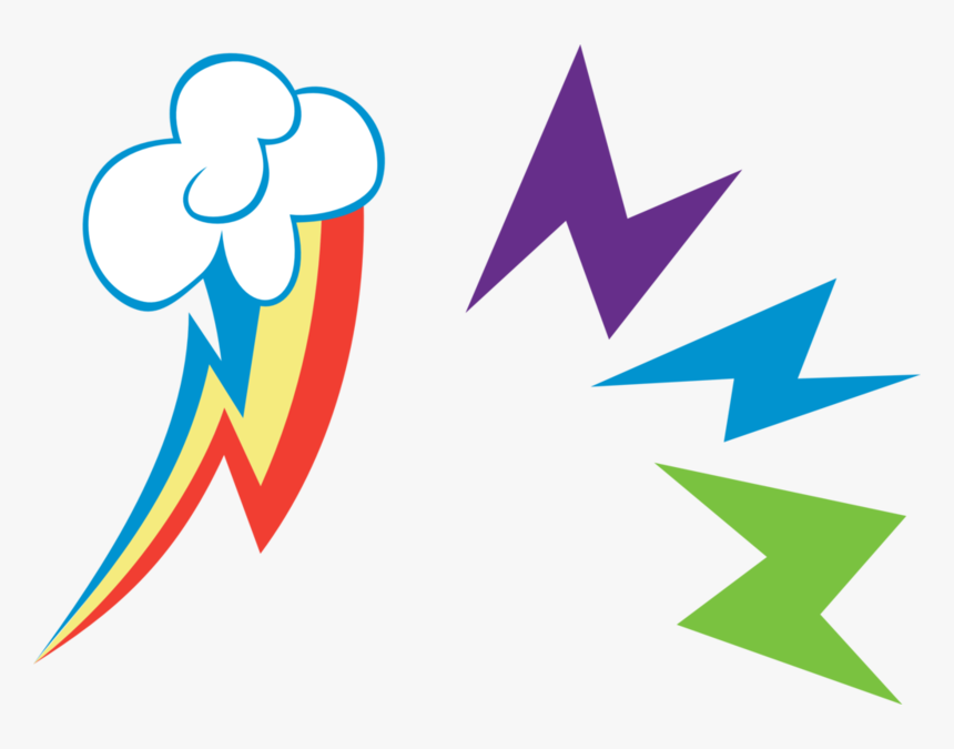 Rainbow Dash Cutie Mark Png Image - Rainbow Dash Cutie Mark Png, Transparent Png