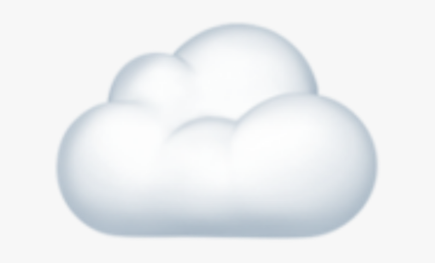 #emoji #iphone #cloud #cloudemoji #iphoneemoji - Illustration, HD Png Download