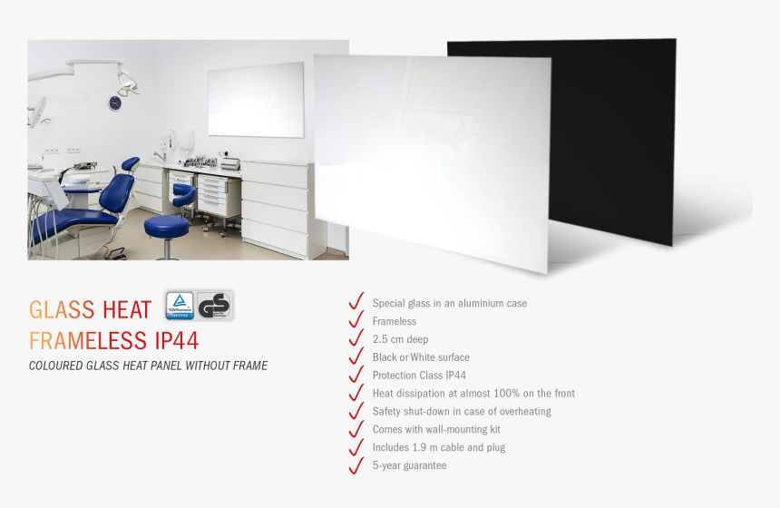 Burda Glass Heater Panel, HD Png Download