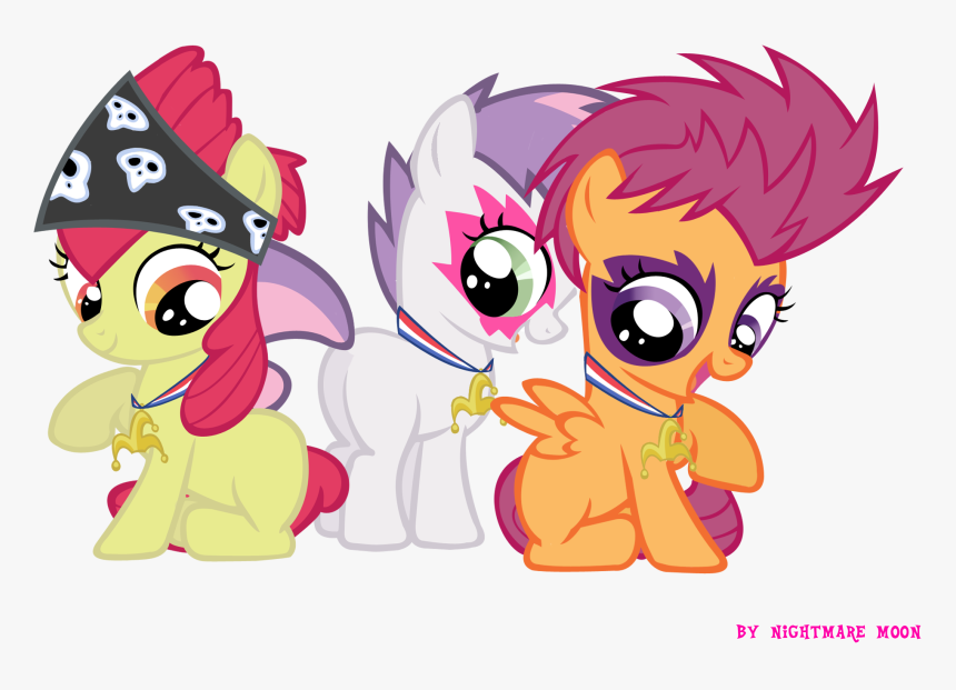 Cutie Mark Crusaders - My Little Pony Apple Bloom Sweetie Belle, HD Png Download