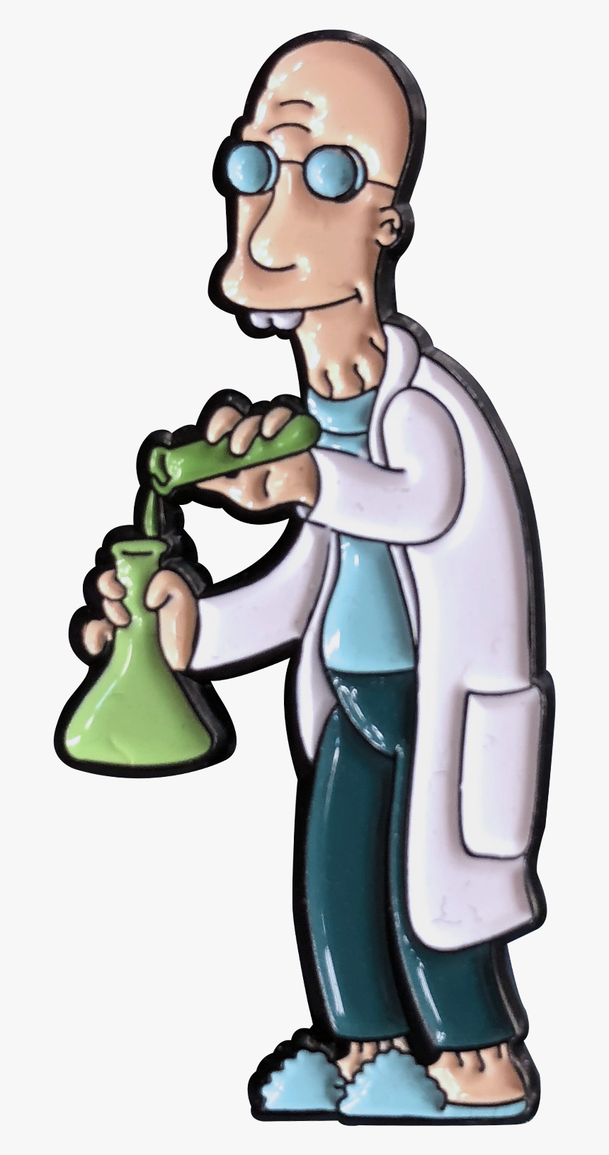 Thumbs Prof Frink X Futurama Pin - Cartoon, HD Png Download