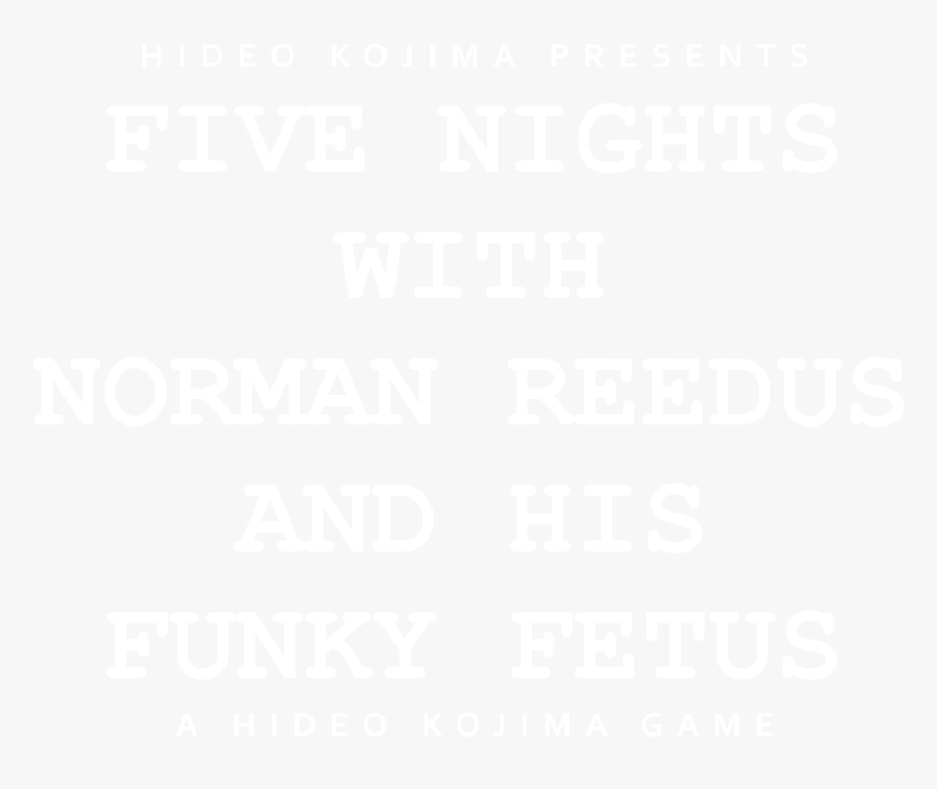 The Logo For Hideo Kojima Presents- Five Nights With - Love, HD Png Download