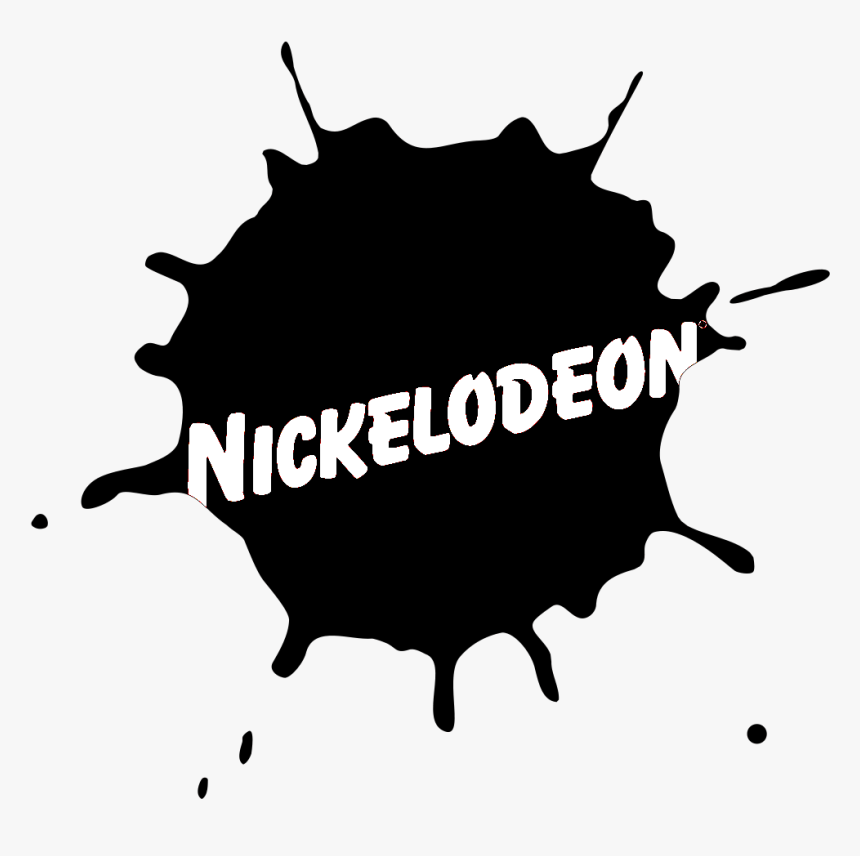 Logo Nickelodeon , Png Download - Nickelodeon Black And White, Transparent Png