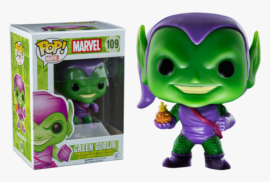Green Goblin Pop Vinyl Figure - Spider Man Funko Green Goblin, HD Png Download