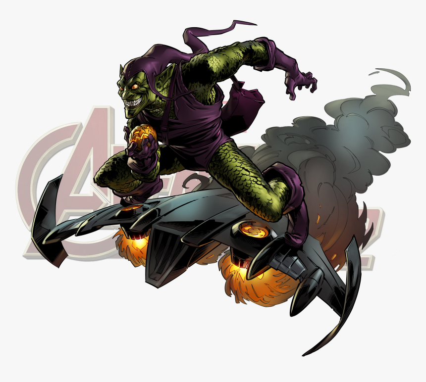 Avengers Alliance 2 Wikia - Green Goblin Comic Png, Transparent Png