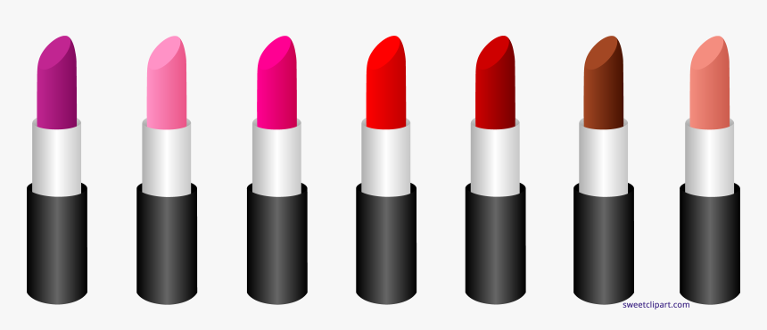 Seven Shades Of Lipstick - Lipstick Clipart, HD Png Download