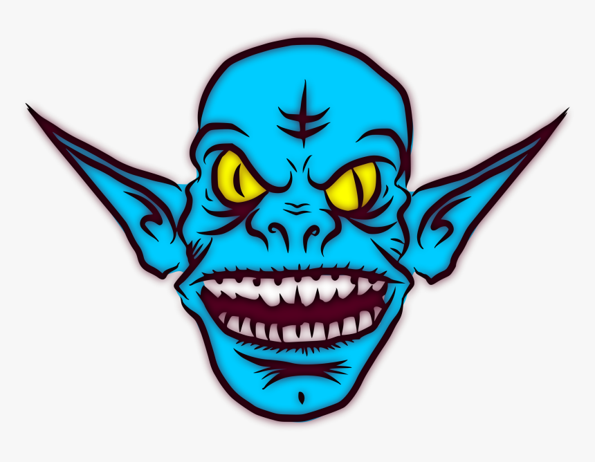 Ice Goblin Clip Arts - Monster Head Clip Art, HD Png Download
