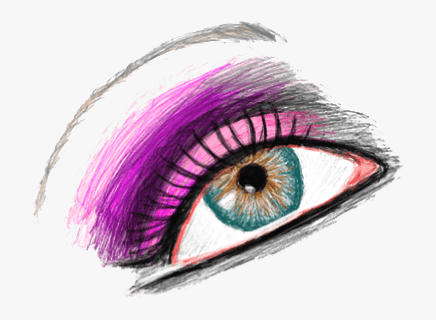 Emoji Clipart Makeup - Make Up Eye Png, Transparent Png