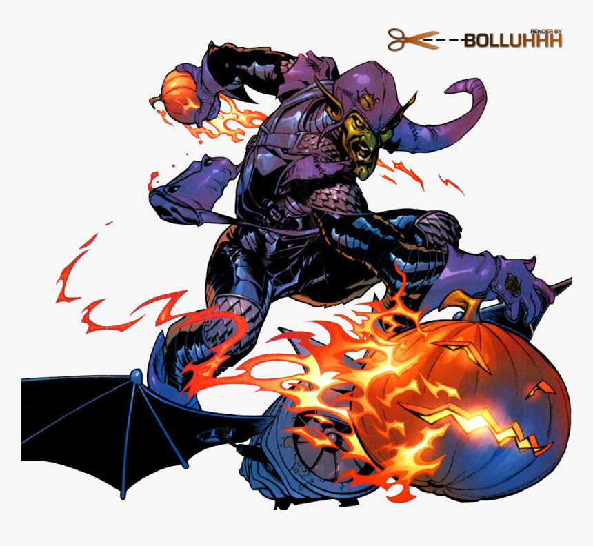 Green Goblin , Png Download - Marvel Green Goblin Vs Spiderman, Transparent Png