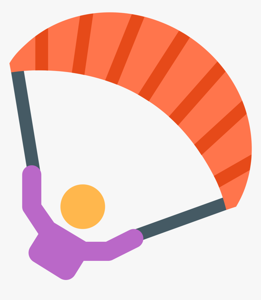 Thrill Icons Download For Free - Paragliding Icon, HD Png Download