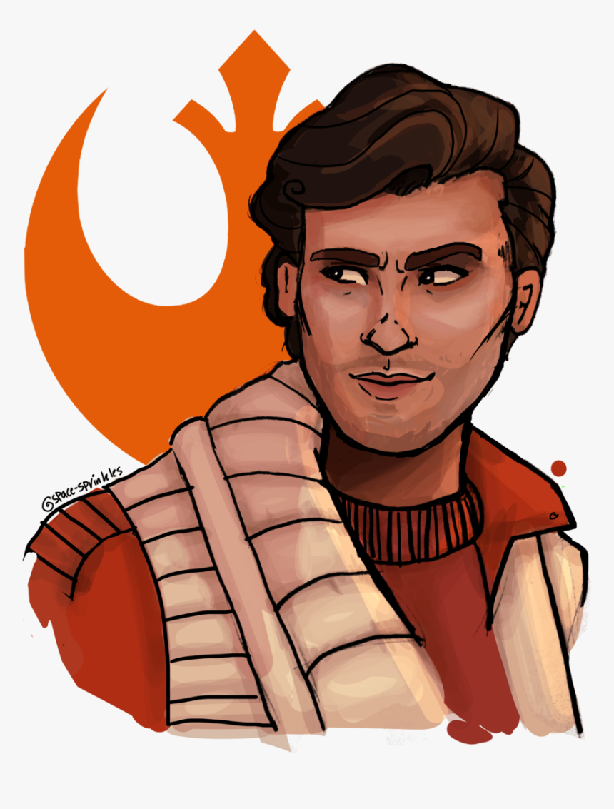 Poe Dameron - Illustration, HD Png Download