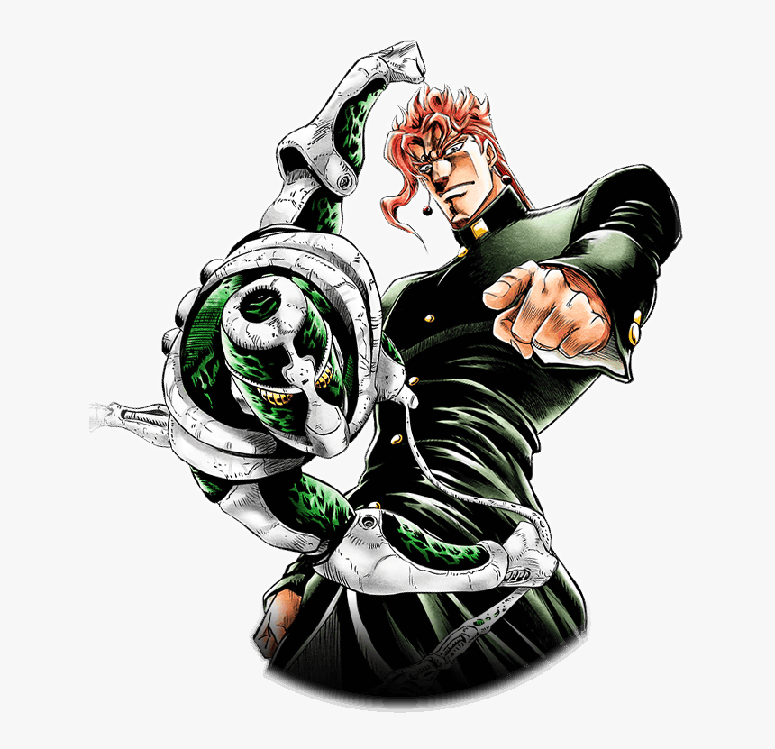 Noriaki Kakyoin And Hierophant Green, HD Png Download