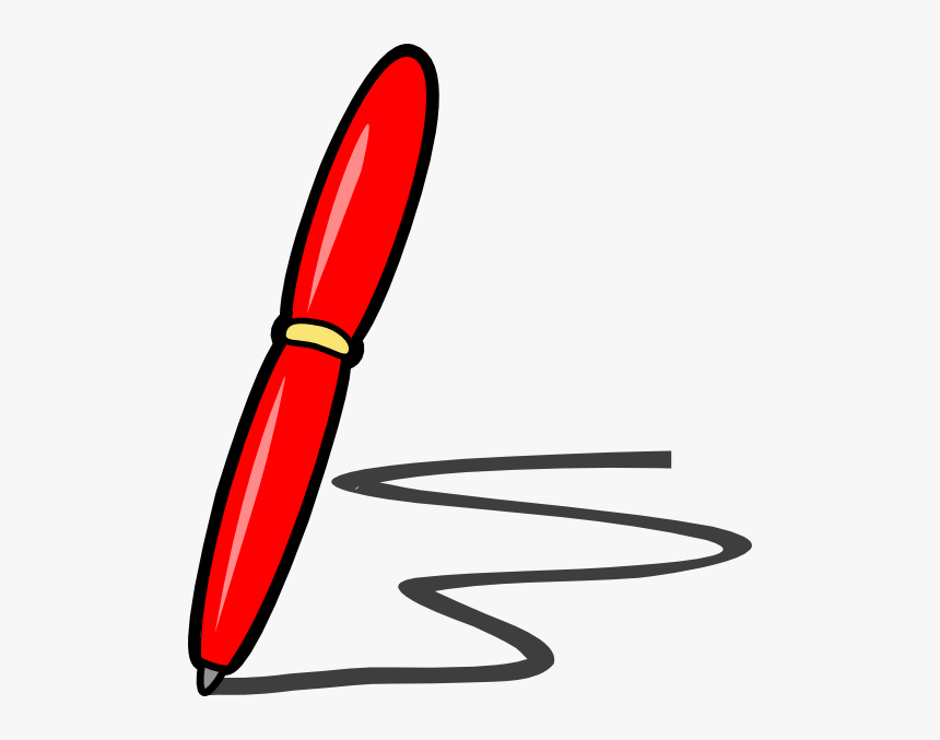 Red Pen Png Image Clipart Clip Art Red Pen, Transparent Png