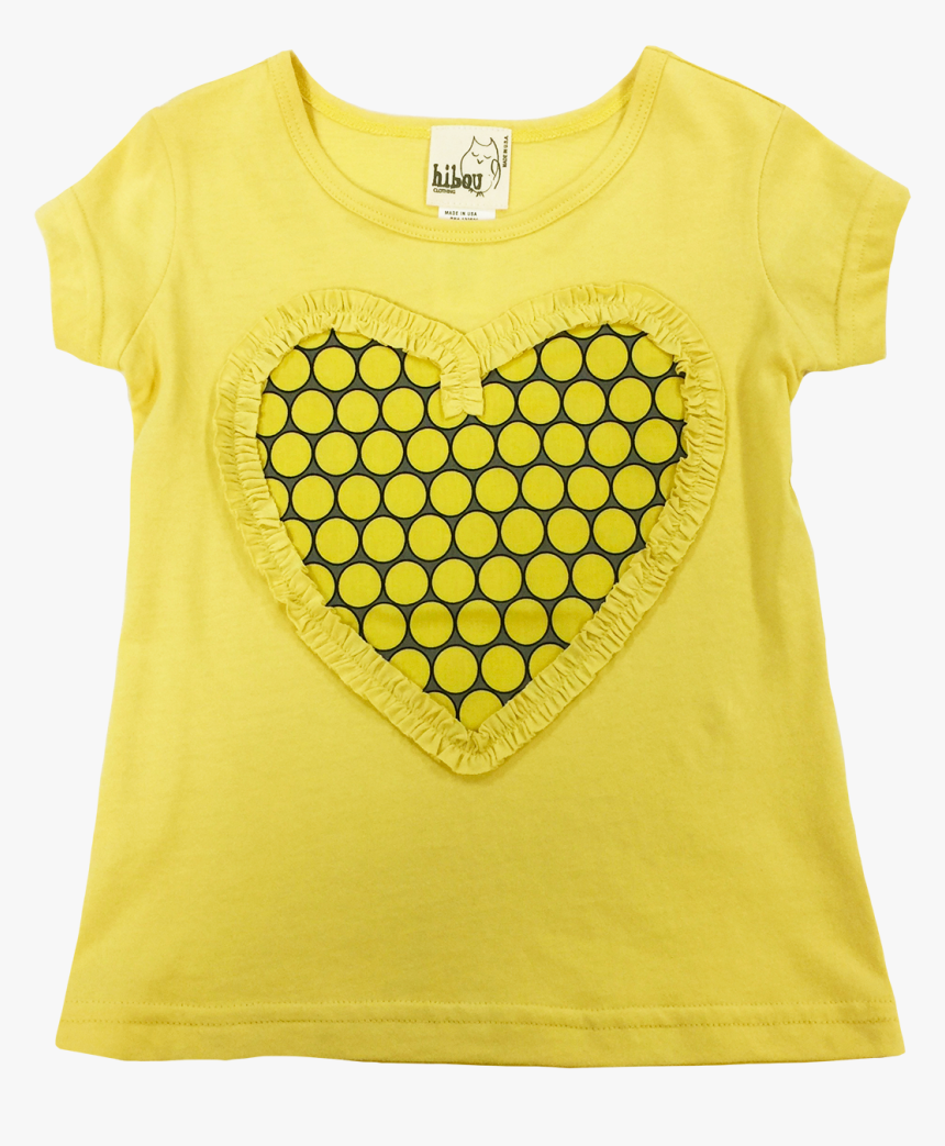 Yellow Heart Top - Tappeto Con Sensore Pressione, HD Png Download