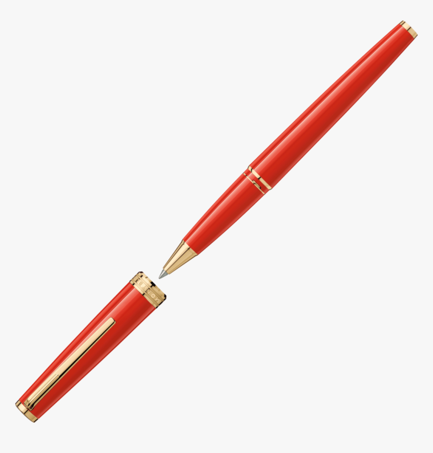 Transparent Red Pen Png - Montblanc 119583, Png Download