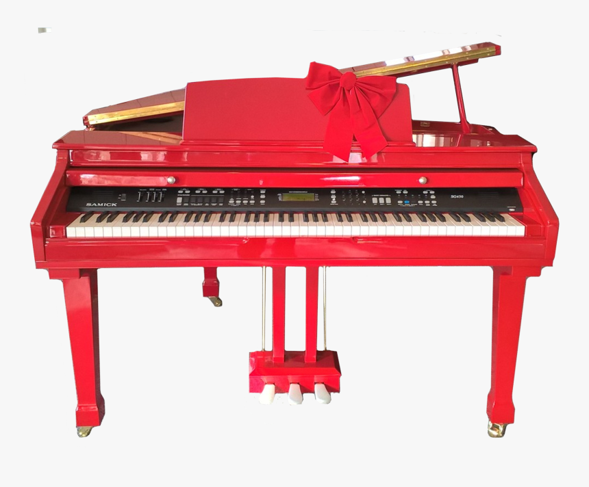 Samick Digital Grand - Red Digital Grand Piano, HD Png Download