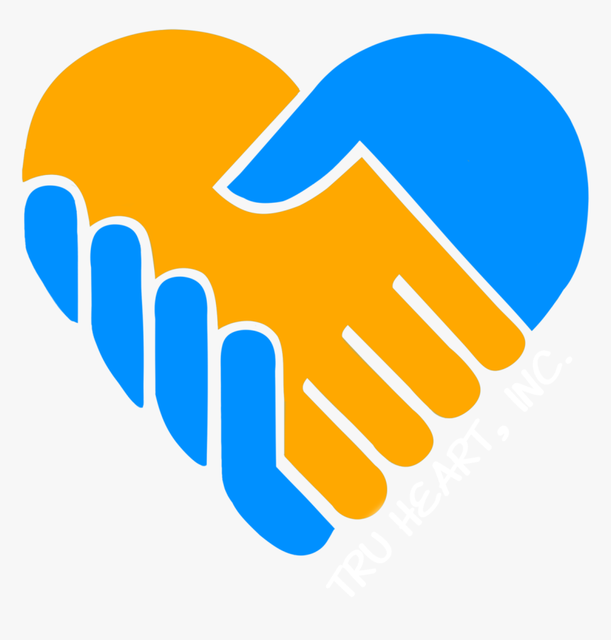 Donation Clipart Hand Heart - Heart Logo Hand Png, Transparent Png