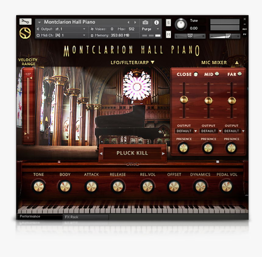 Montclarion Hall Grand Piano - Soundiron Sonespheres 2 Origins, HD Png Download