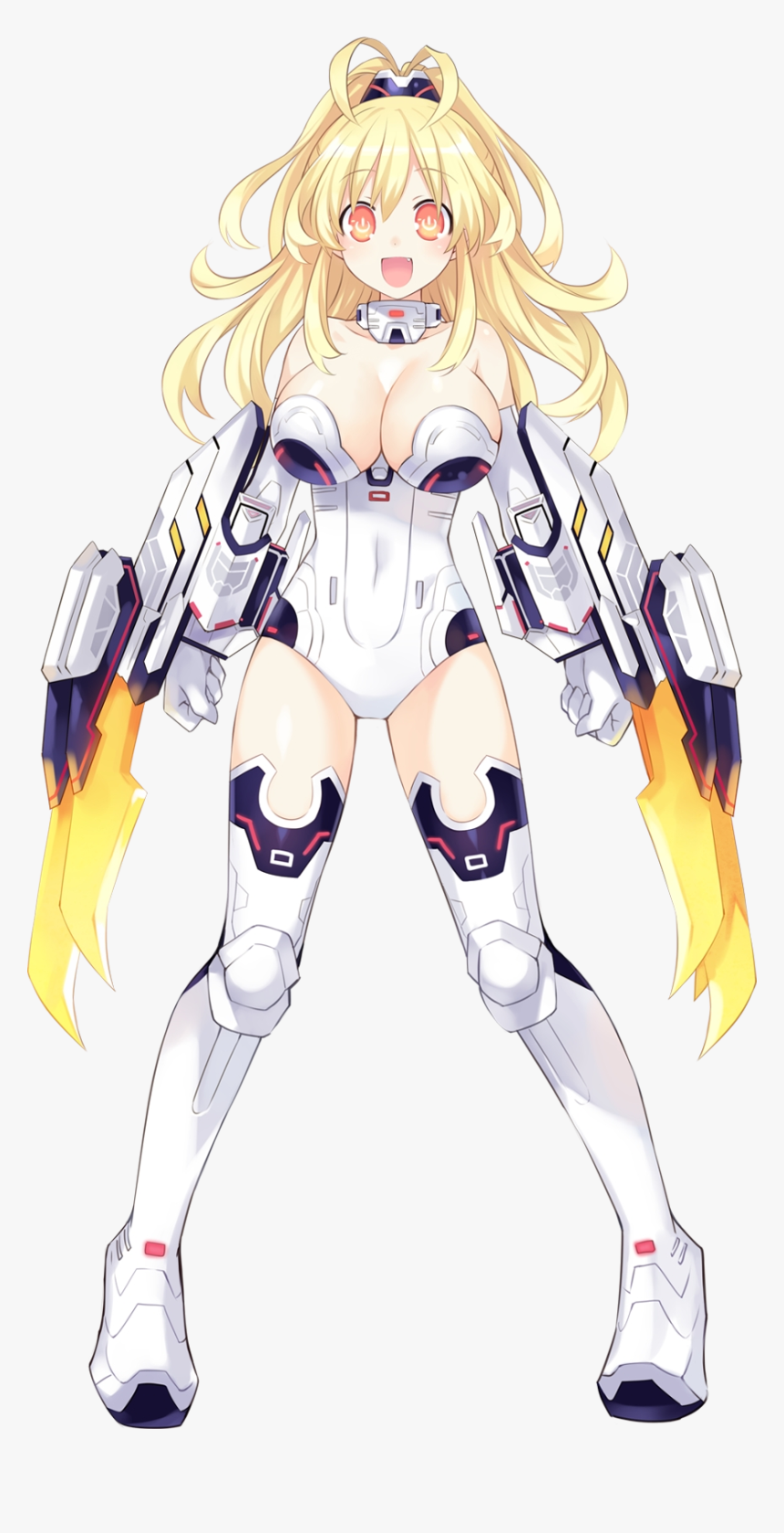 Yellow Heart Neptunia Peashy, HD Png Download