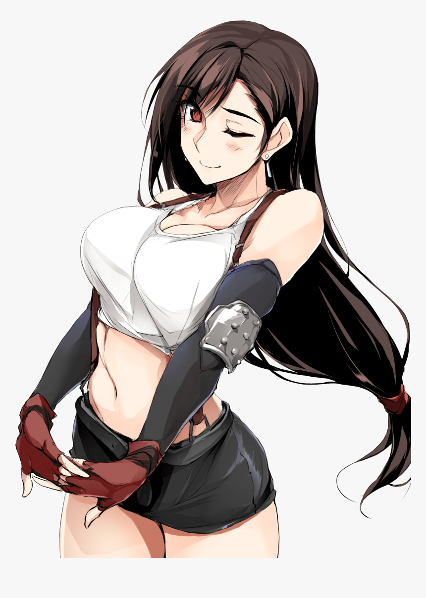 Final Fantasy Tifa Art Transparent, HD Png Download