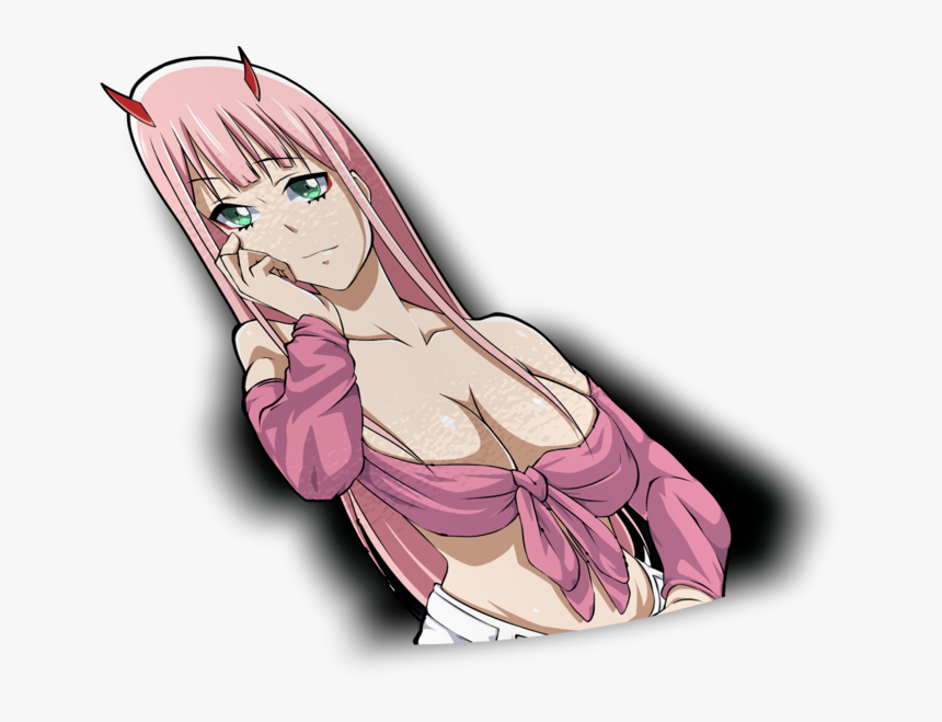 Baby Zero Two Sticker, HD Png Download