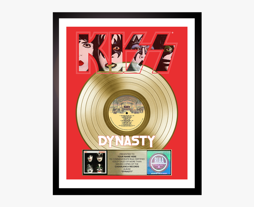 Personalized Dynasty Gold Record Award - Wire, HD Png Download
