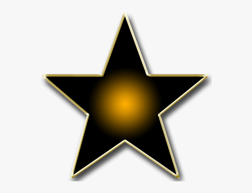 Star Black With Orange Center - Restaurant Of The Year Award, HD Png Download